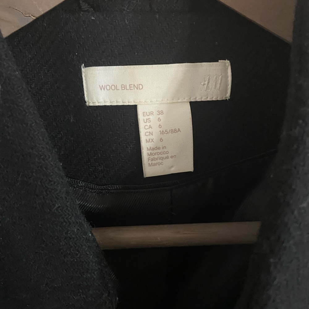 H&M Black Long Coat - Picture 4 of 5